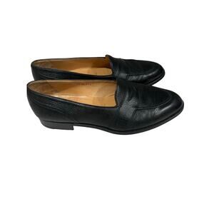 Gravati Handmade Italy Black Leather Loafers Men’s 12 M All Leather Dress